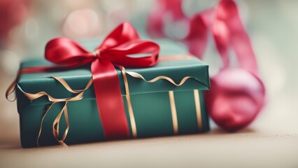 gift box with ribbon