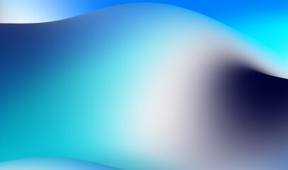 abstract blue white waves gradient color background