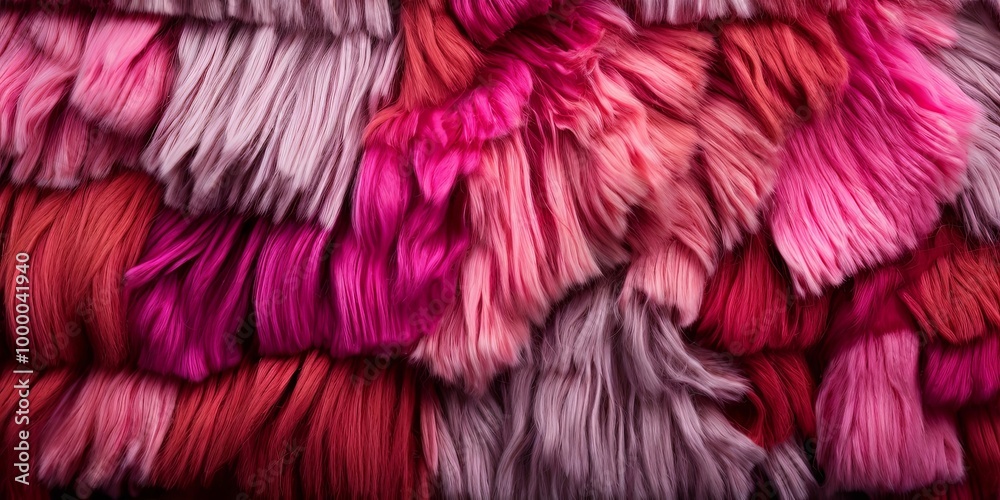 Poster a pile of yarn with many different colors and textures