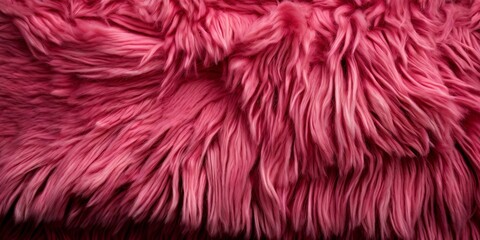 Obraz premium A close up of a pink fuzzy animal fur