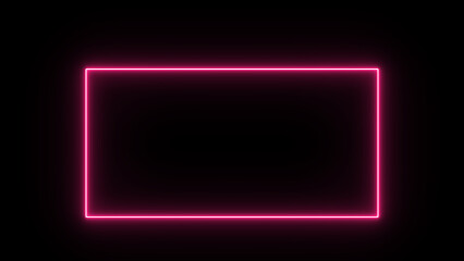 Neon colure rectangle