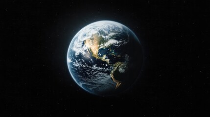 Obraz premium planet earth from space, highly detailed, ultra realistic, on transparency background PNG