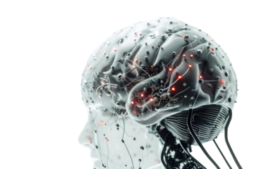 Ultra HD Picture of Cognitive Computing with Transparent Background Capturing Advanced Technology and Clear Appearance Suitable for Stock Photos and IT Imagery