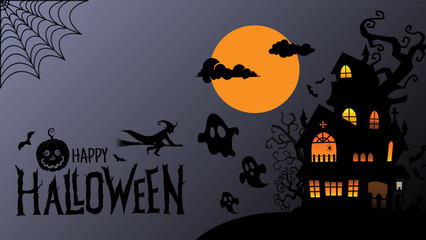 halloween day vector illustration jack o lantern