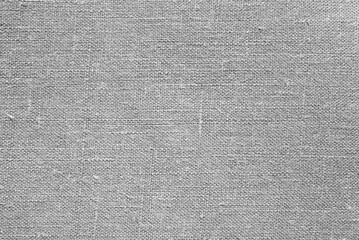 Fototapeta premium Gray natural canvas with embossed texture