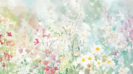 Spring Blooms in a Gentle Breeze