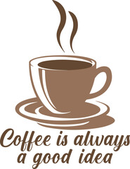 Coffee T-shirt design 