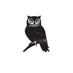 wl logo animal simple line vector logo design template owl bird planet abstract design template Simple owl head logo design icon cute animal vector 