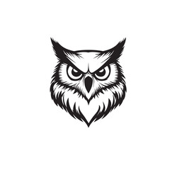 Cute owl symbol. Animal cartoon mascot. Owl vector sign. Owl icon. Owl logo design template. Vector illustration