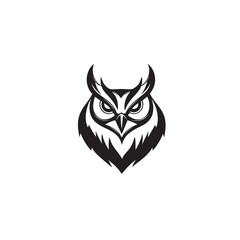 owl logo vector template