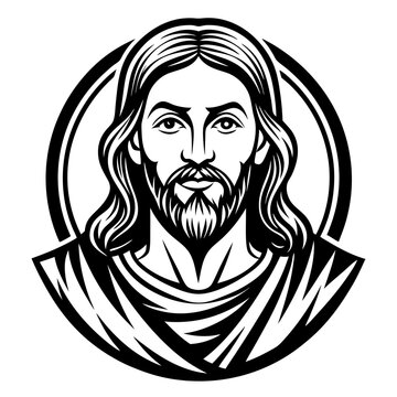 recommend clip art: virgin mary with jesus. Jesus Christ vector silhouette back people illustration 