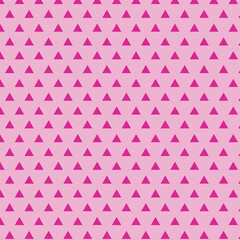 simple pink color triangle shape pattern on light pink color pattern.