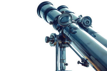 Fototapeta premium High Definition Image of Collimating Scope Isolated on Transparent Background with Sharp Clarity and Detailed Design Perfect for Optical Uses and Digital Media Applications