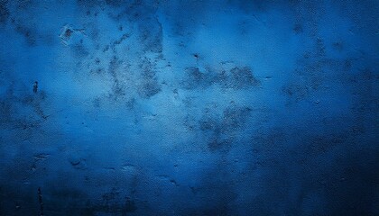 Obraz premium Detail of old distessed dark blue wall, grungy background or texture