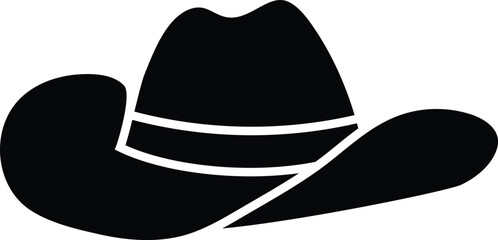 Ranch Cowboy Hat Symbol Icon