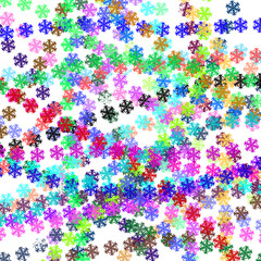 Snow patterns background 