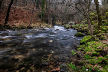 Garganta de Pedro Chate. Landscape near Jaraiz de la Vera. Caceres. Extremadura. Spain.