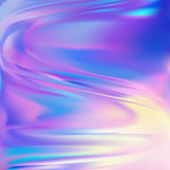 Holographic vibrant abstract wallpaper background. Hologram texture. Premium quality. Modern vector design.