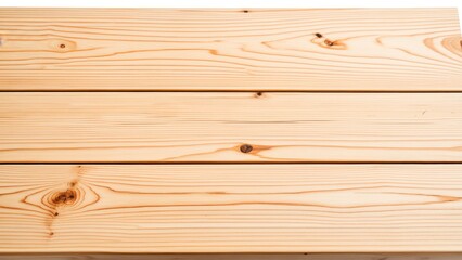 Fototapeta premium Wooden table isolated on white background with clipping path