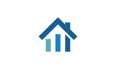 a graphic image with a house graphic theme, on a white background. vector graphic base.