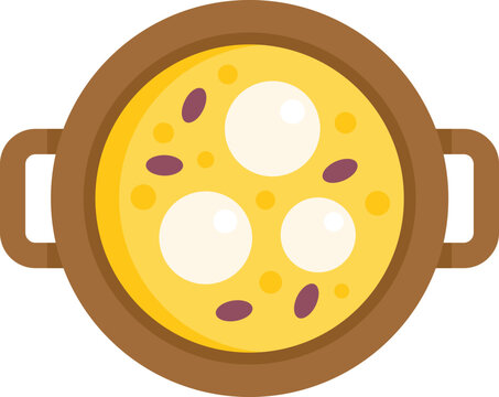recommend clip art: Pot containing a tong sui dessert soup made with sweet rice balls