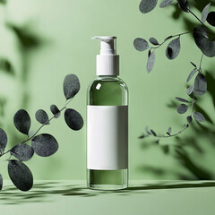 Minimalist Calming Facial Toner Bottle Mockup