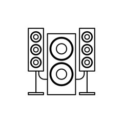 Multimedia speaker icon