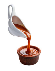 Enchilada sauce isolated on transparent background