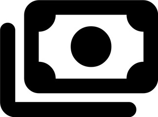Vector black payments icon graphic design illustration, icon design, business icon