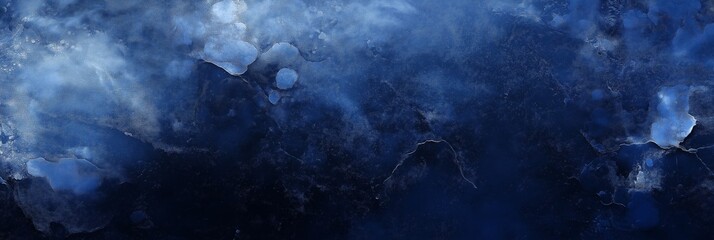 Obraz premium A blue sky with a lot of stars. The sky is very dark and the stars are very bright