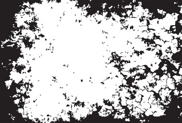 Grunge Black And White Wall Texture Abstract Background.