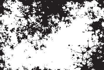 Obraz premium Grunge Black And White Wall Texture Abstract Background.