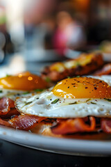 Close-up of a healthy breakfast.