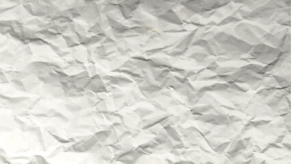 Wrinkled white paper texture or background made from paper.