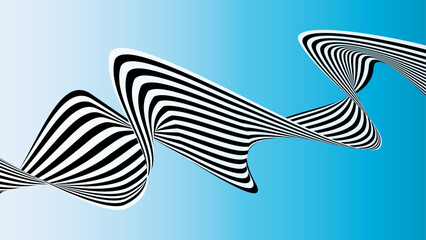 abstract background with wave blue color.