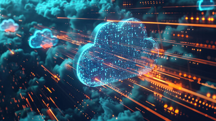 Obraz premium A comparison of AI-driven cloud solutions across major providers, highlighting their AI capabilities and services.