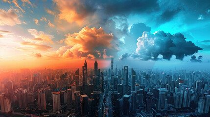 A comparison of cloud adoption in developed versus emerging markets, highlighting the potential for growth and innovation.