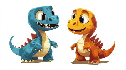 Obraz premium cartoon dinosaur png