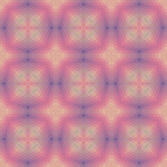 Patrón sin costuras original, efecto caleidoscopio, colores. Fondo. Estampa geométrica