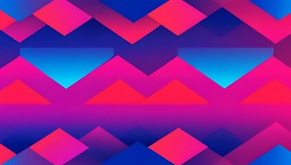 Captivating geometric patterns in multicolored shades of pink, crimson, purple, blue, and azure, featuring a neon grainy texture for an ultra-modern look.