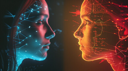 A comparison of traditional digital advertising versus programmatic marketing, highlighting automation and data-driven decisions.