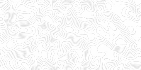 Obraz premium Vector topographic white wave line geography landscape Topo contour map on background. Geographic mountain relief diagram line wave carve pattern. Topographic world map texture.