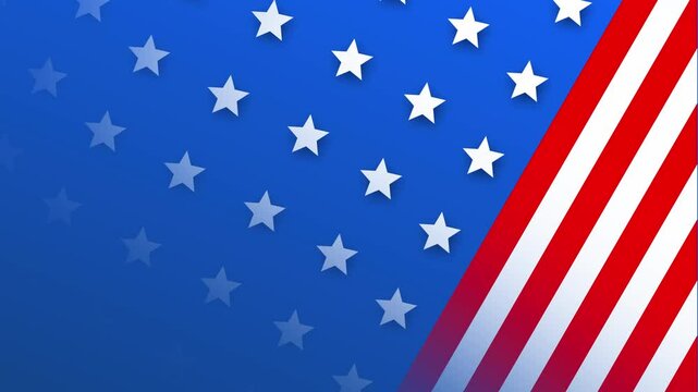 Abstract USA flag background