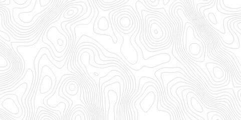 White wave line geography landscape Topo contour map on background. Geographic mountain relief diagram line wave carve pattern. Topographic world map texture.	
