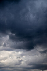 Obraz premium Sky covered with clouds.