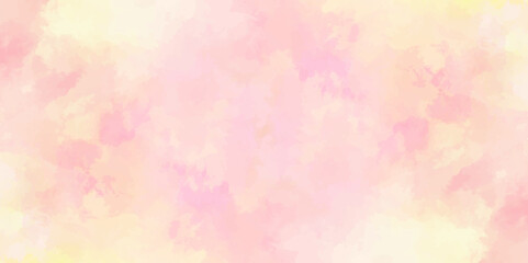 abstract colorful background with bokeh .Delicate sepia background with paint stains watercolor texture .subtle watercolor pink yellow blue gradient illustration.	