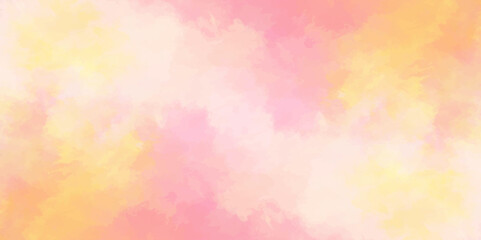 abstract colorful background with bokeh .Delicate sepia background with paint stains watercolor texture .subtle watercolor pink yellow blue gradient illustration.	