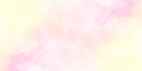 abstract colorful background with bokeh .Delicate sepia background with paint stains watercolor texture .subtle watercolor pink yellow blue gradient illustration.	