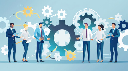 A visual of a high-performing sales team, highlighting teamwork, collaboration, and individual roles in the sales process.