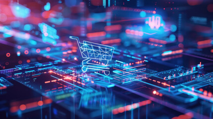 A visual of businesses using AI-powered sales tools to drive efficiency, increase conversion rates, and personalize customer interactions.